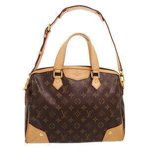 Louis Vuitton Monogram Leather Brown Retiro Bag